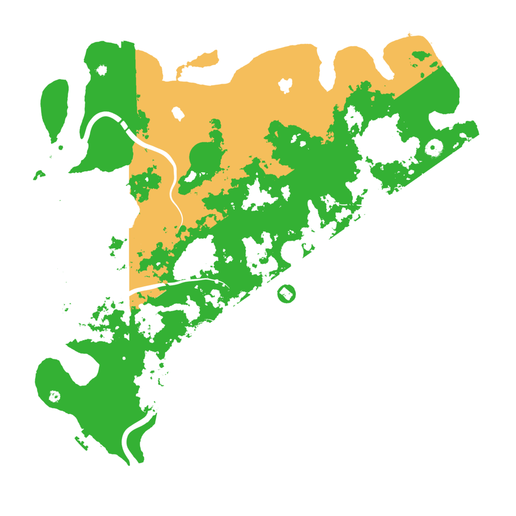 Biome Rust Map: Procedural Map, Size: 4500, Seed: 1898191653