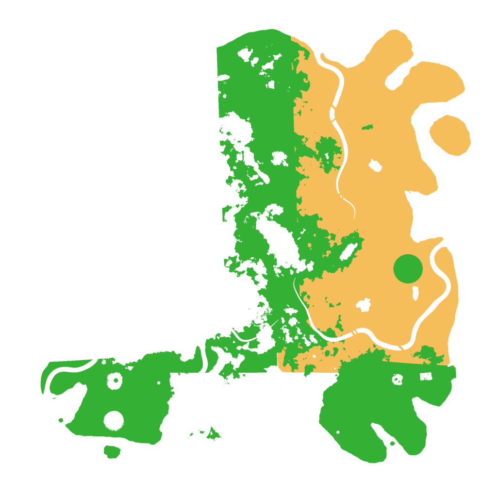 Biome Rust Map: Procedural Map, Size: 4500, Seed: 788631564