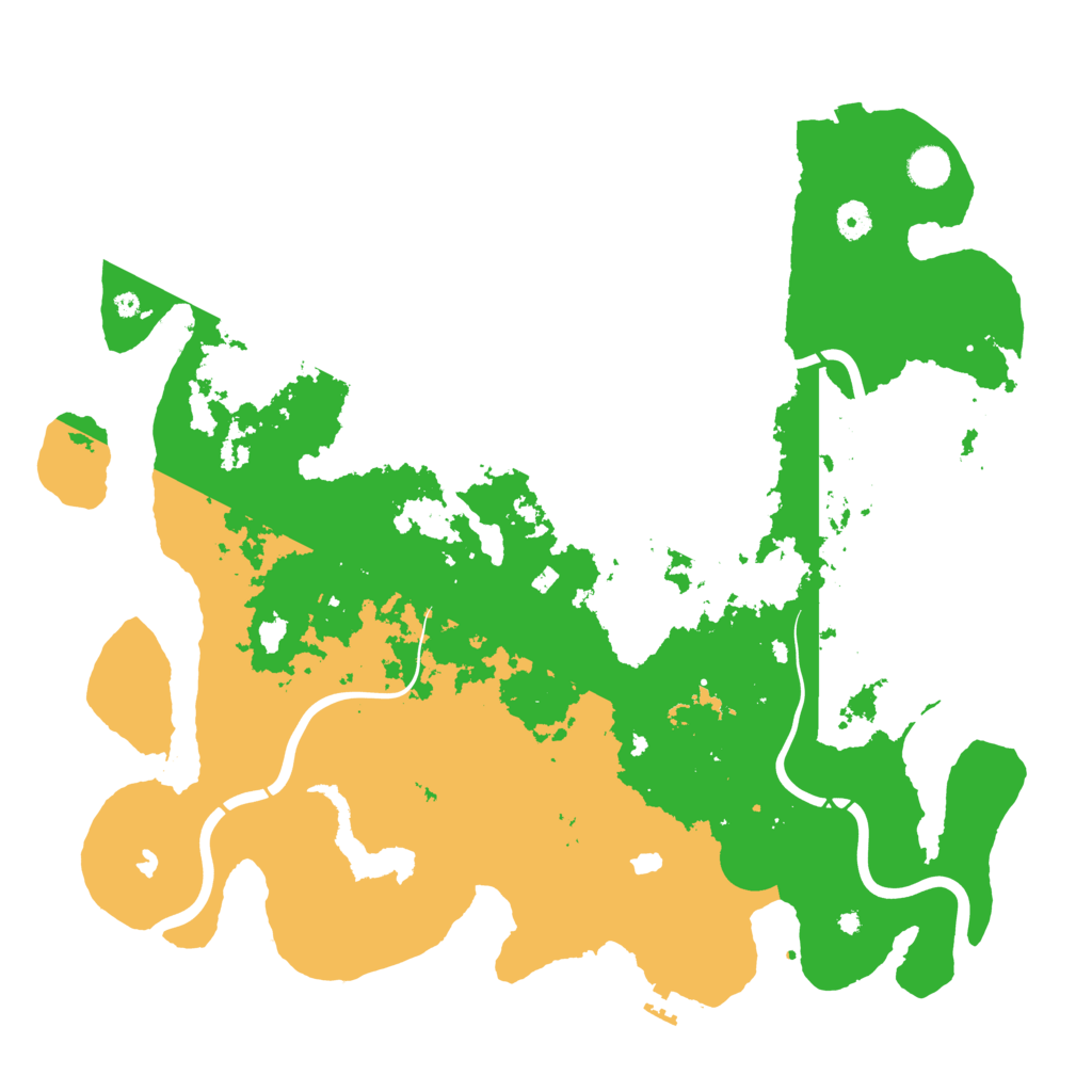 Biome Rust Map: Procedural Map, Size: 4500, Seed: 84265