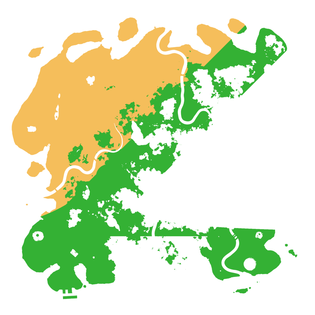 Biome Rust Map: Procedural Map, Size: 4500, Seed: 834126987