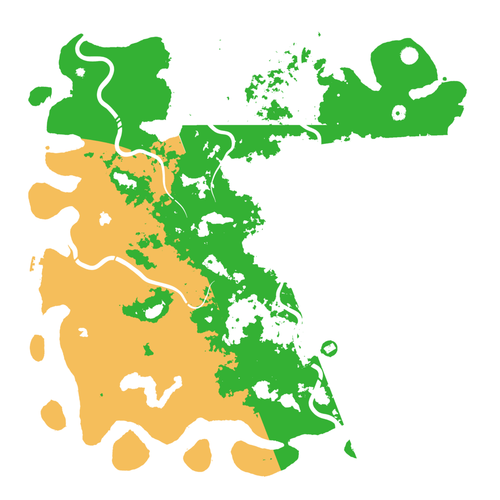 Biome Rust Map: Procedural Map, Size: 5000, Seed: 1997160097