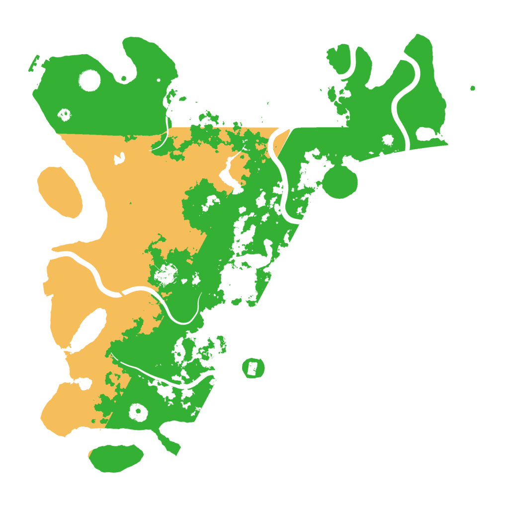 Biome Rust Map: Procedural Map, Size: 4150, Seed: 1401025811