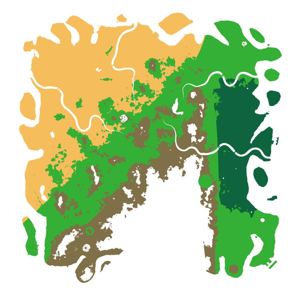 Biome Rust Map: Procedural Map, Size: 5700, Seed: 1123519475