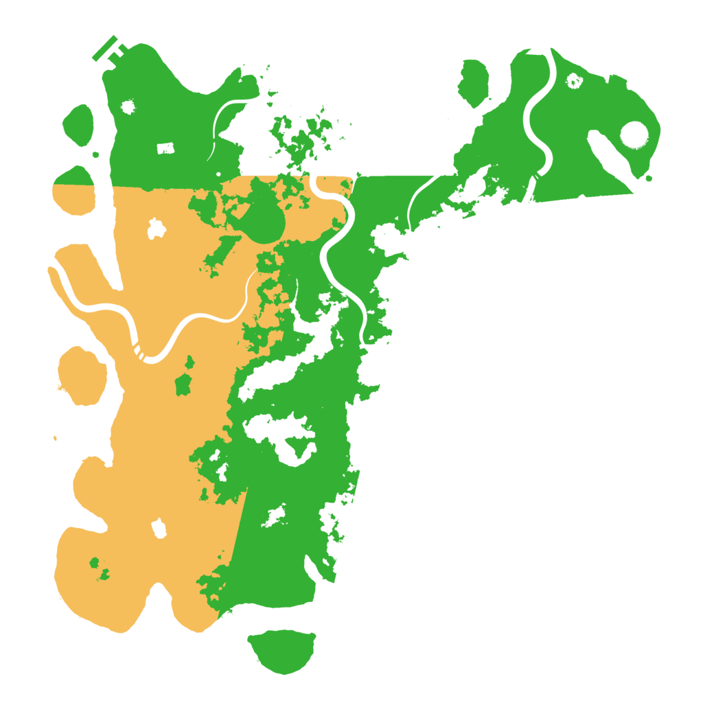Biome Rust Map: Procedural Map, Size: 4500, Seed: 852841301