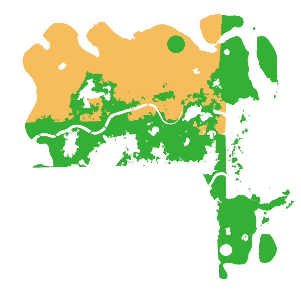 Biome Rust Map: Procedural Map, Size: 4500, Seed: 530802741