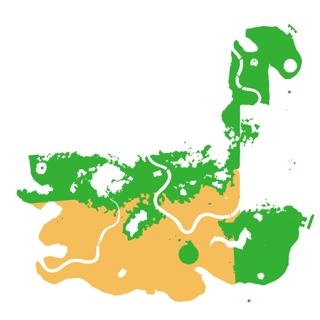 Biome Rust Map: Procedural Map, Size: 4250, Seed: 1132213596