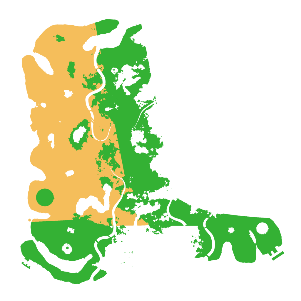 Biome Rust Map: Procedural Map, Size: 4500, Seed: 467147874