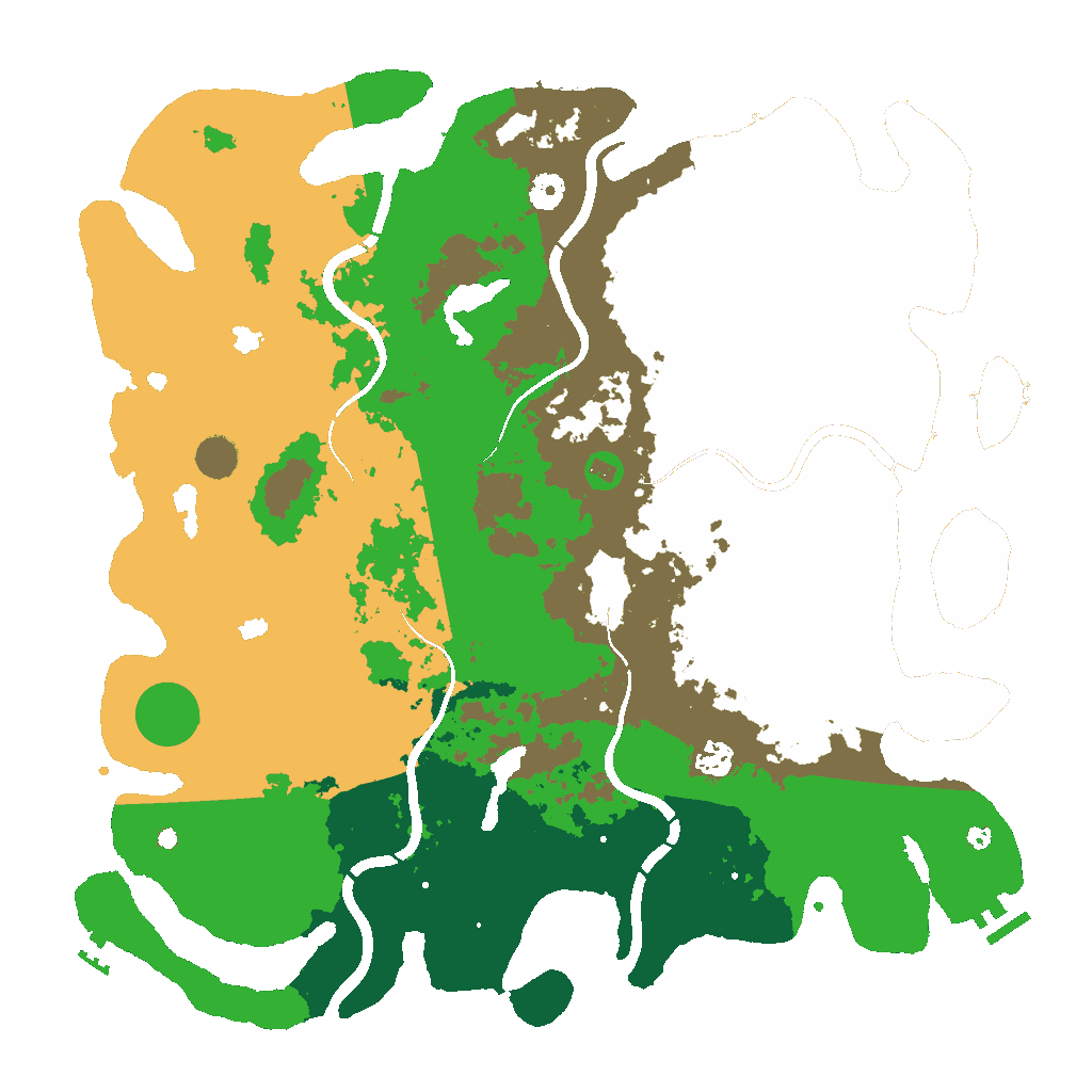 Biome Rust Map: Procedural Map, Size: 4500, Seed: 467147874