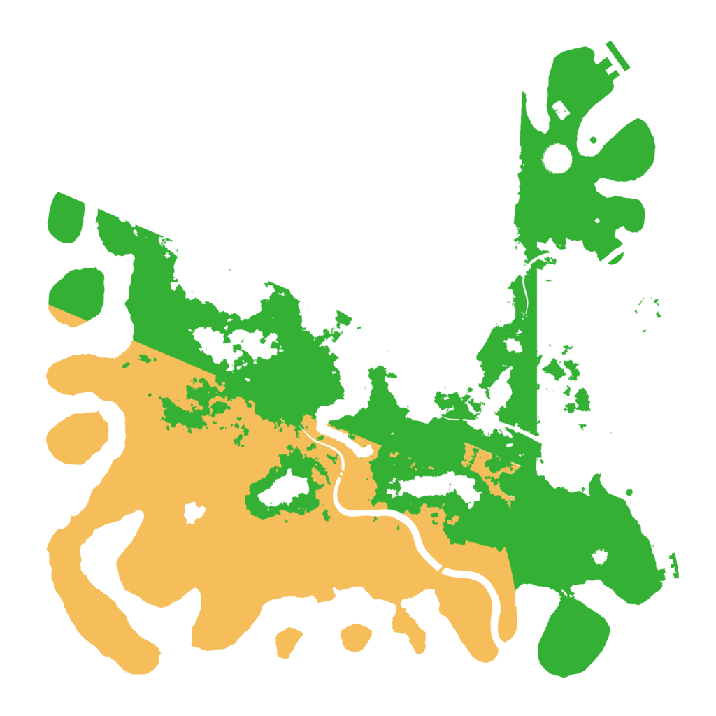 Biome Rust Map: Procedural Map, Size: 4300, Seed: 304866847