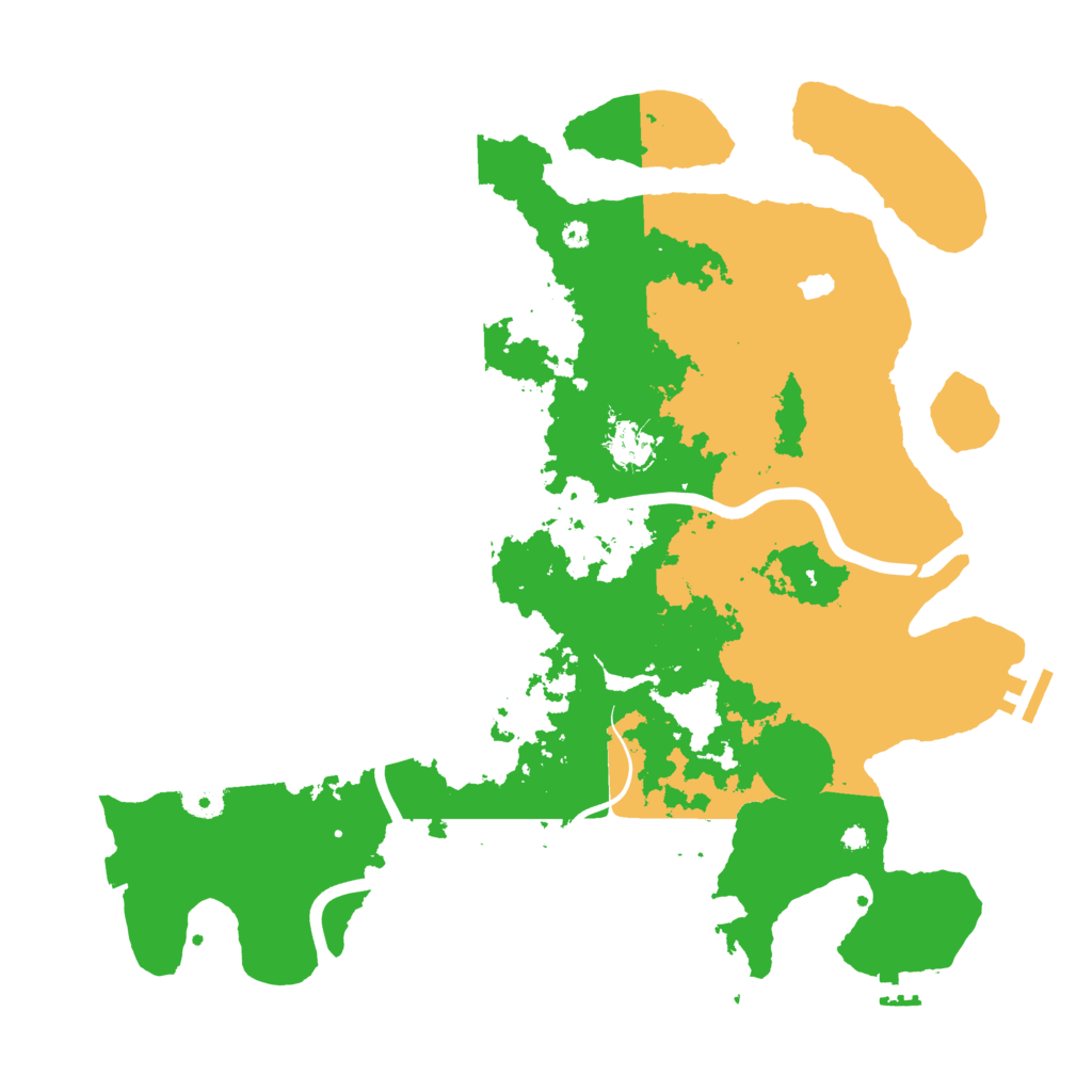 Biome Rust Map: Procedural Map, Size: 4000, Seed: 1605900049