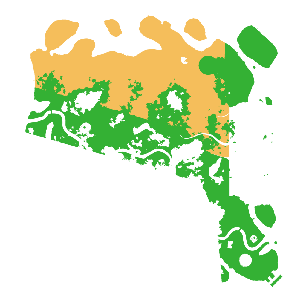 Biome Rust Map: Procedural Map, Size: 4250, Seed: 9146382