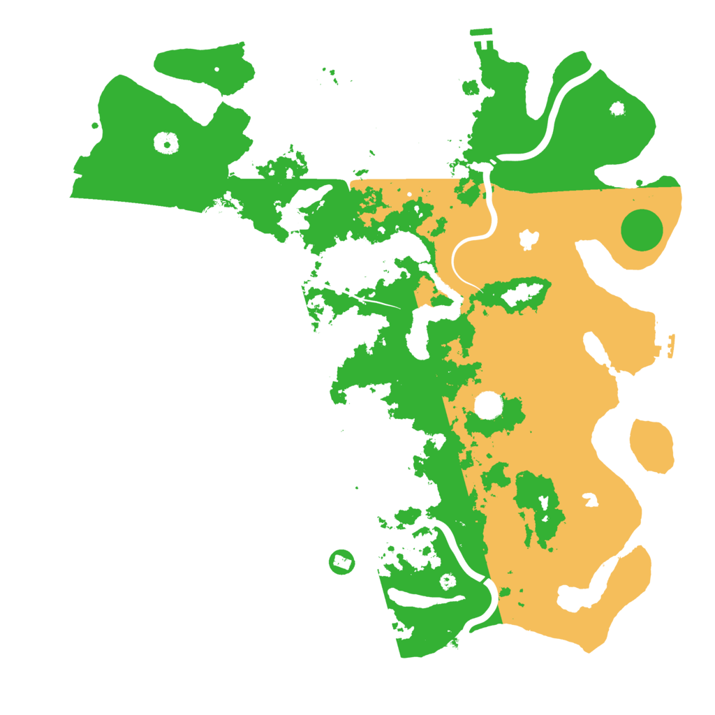 Biome Rust Map: Procedural Map, Size: 4500, Seed: 2138376972