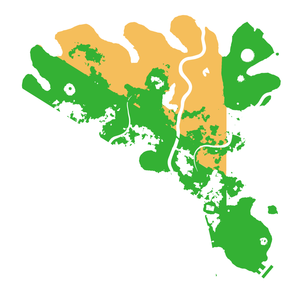Biome Rust Map: Procedural Map, Size: 4000, Seed: 400513122