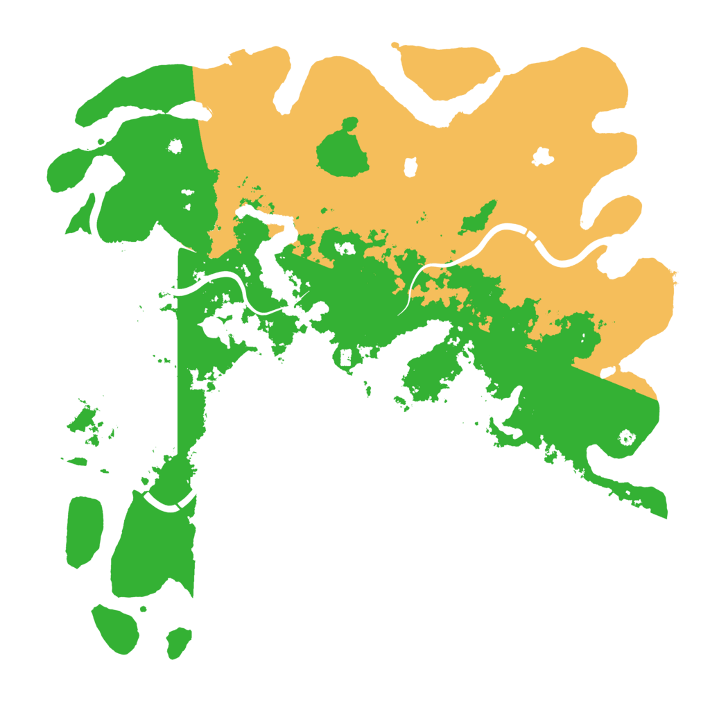 Biome Rust Map: Procedural Map, Size: 4500, Seed: 1081133633