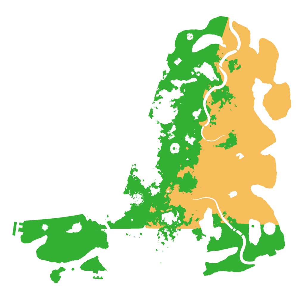 Biome Rust Map: Procedural Map, Size: 4500, Seed: 1476910113