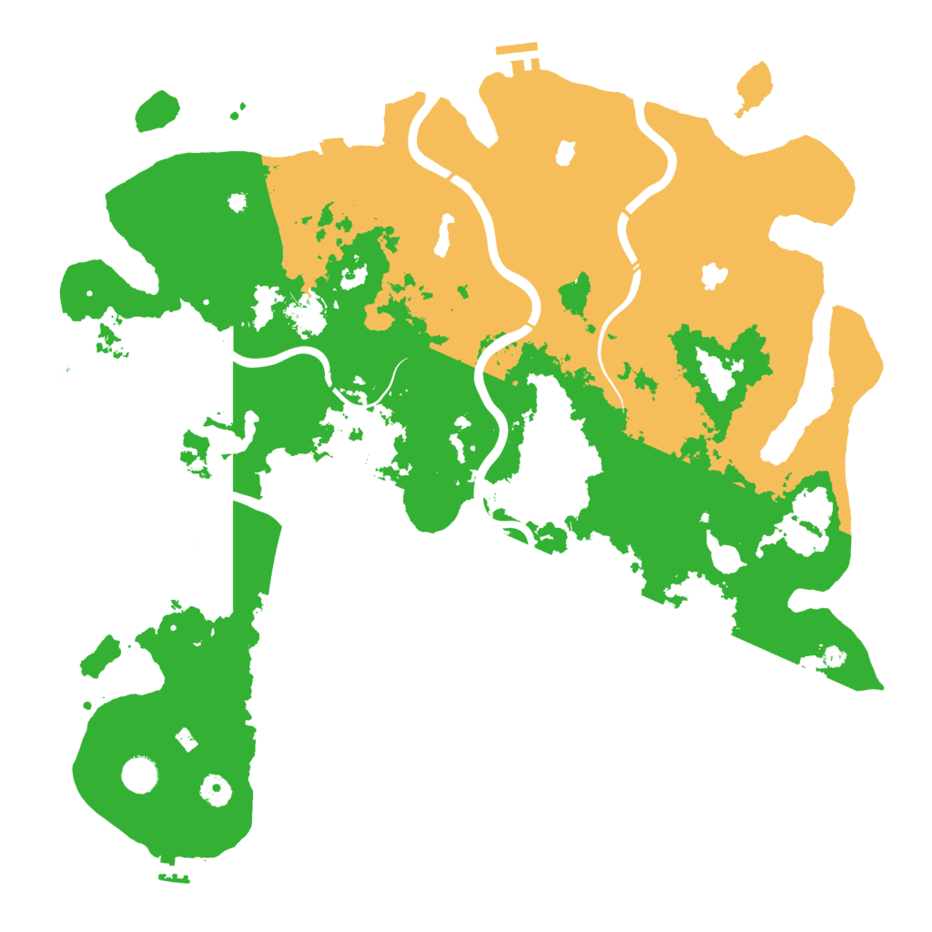 Biome Rust Map: Procedural Map, Size: 4500, Seed: 7013798
