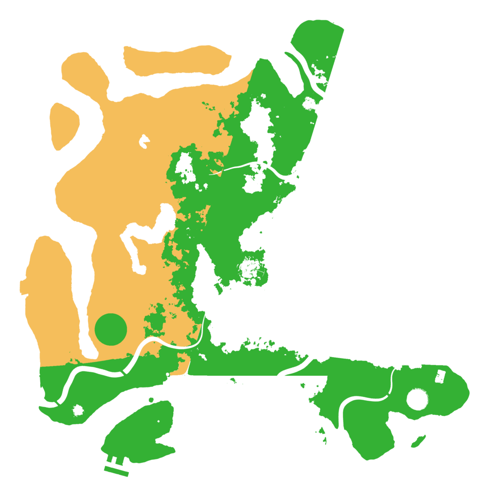 Biome Rust Map: Procedural Map, Size: 4100, Seed: 4444444