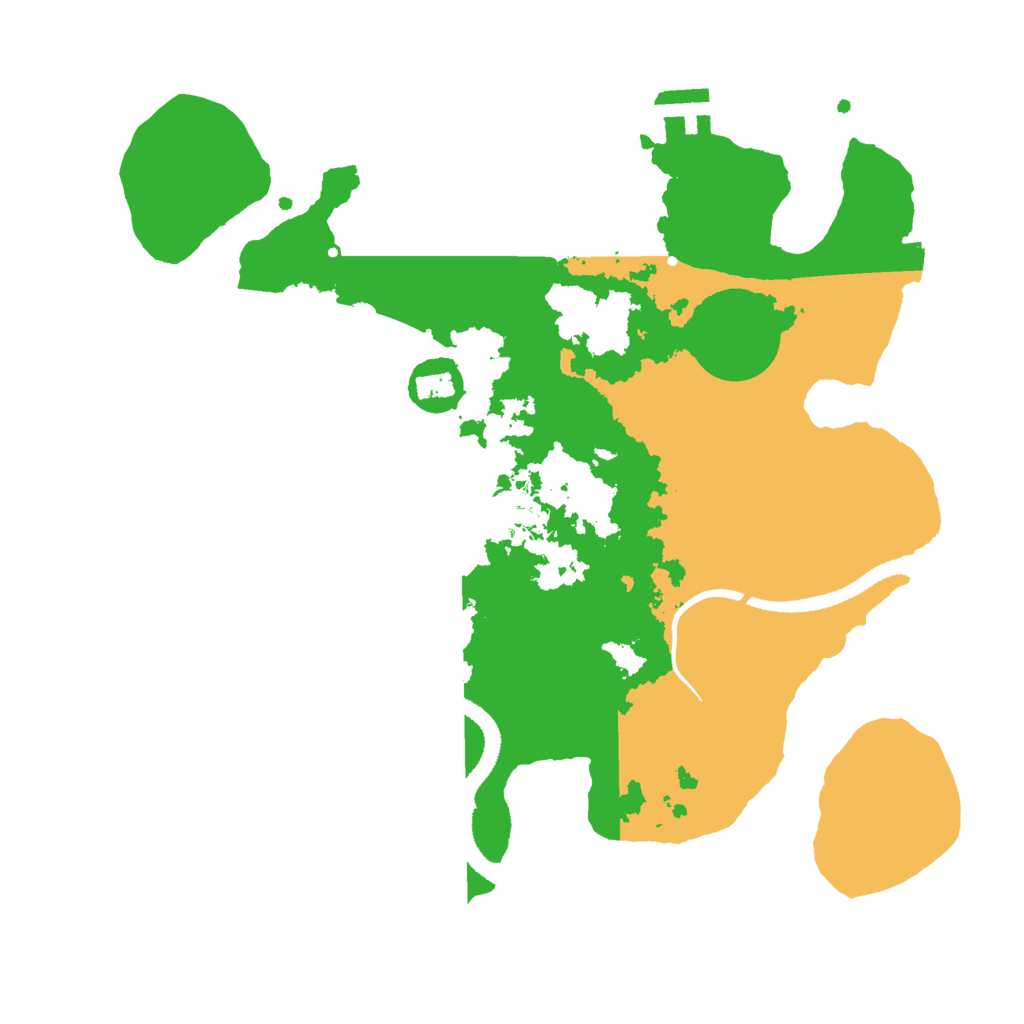 Biome Rust Map: Procedural Map, Size: 3000, Seed: 178843180