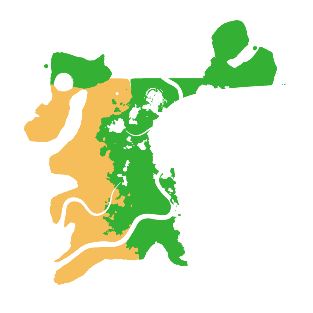 Biome Rust Map: Procedural Map, Size: 3000, Seed: 520062123