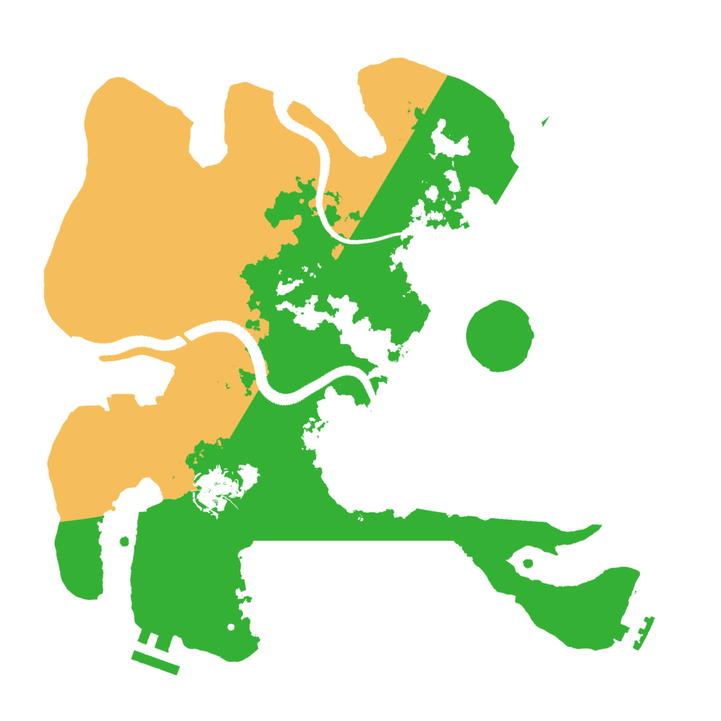 Biome Rust Map: Procedural Map, Size: 3000, Seed: 314911477
