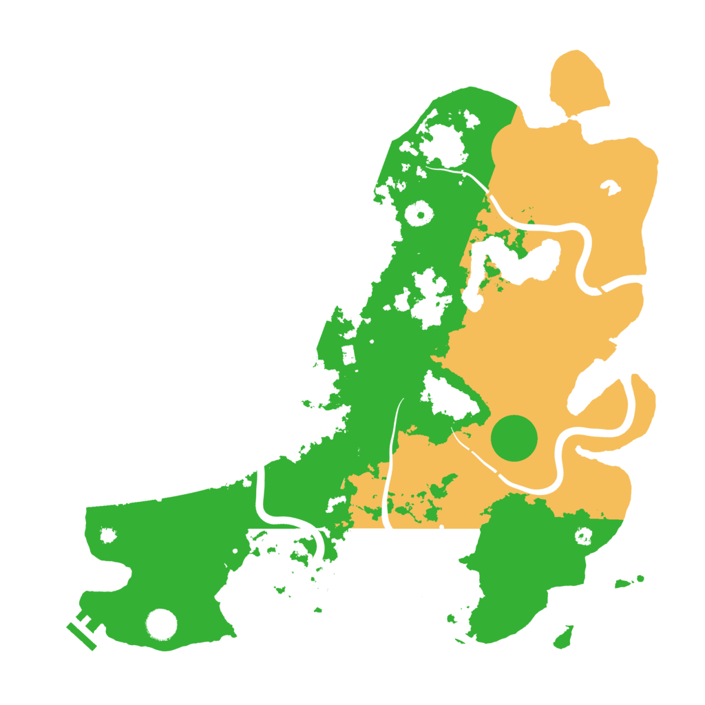 Biome Rust Map: Procedural Map, Size: 4000, Seed: 205087573