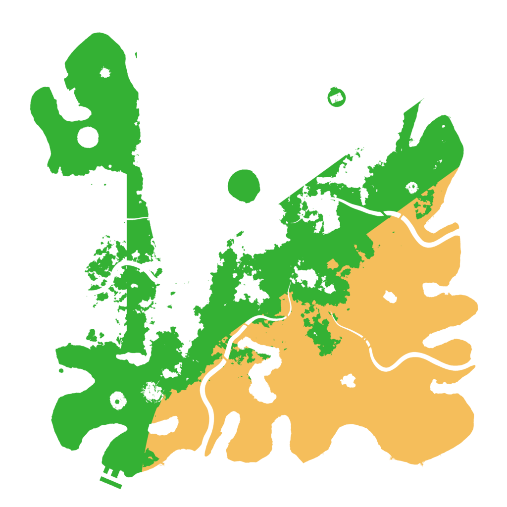 Biome Rust Map: Procedural Map, Size: 4500, Seed: 190175077