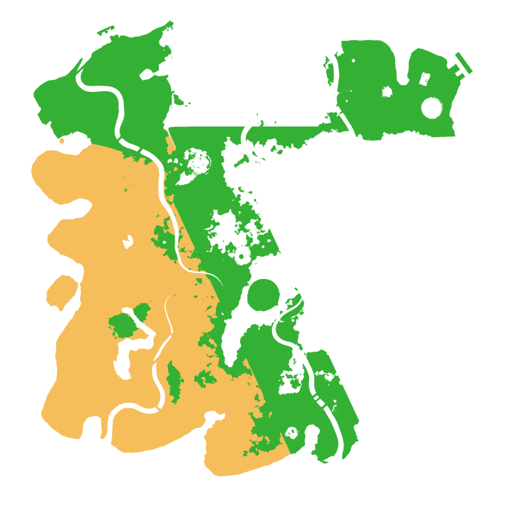 Biome Rust Map: Procedural Map, Size: 4250, Seed: 357592799