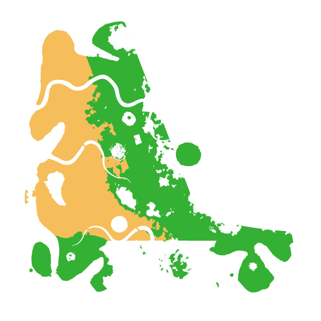 Biome Rust Map: Procedural Map, Size: 3600, Seed: 1296005790