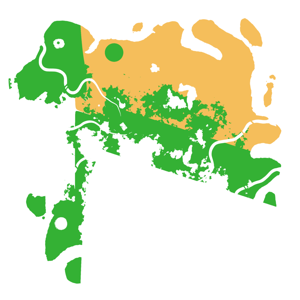 Biome Rust Map: Procedural Map, Size: 4300, Seed: 778356826