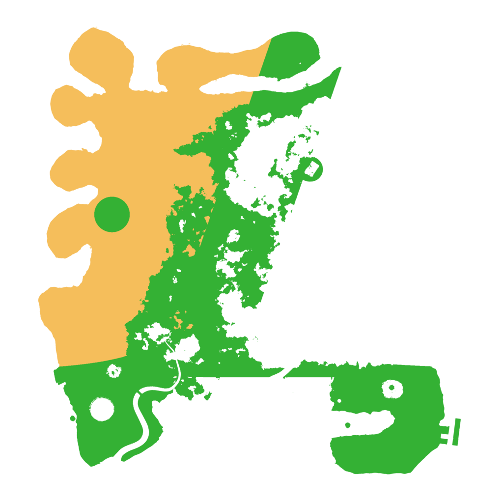 Biome Rust Map: Procedural Map, Size: 3750, Seed: 656116963