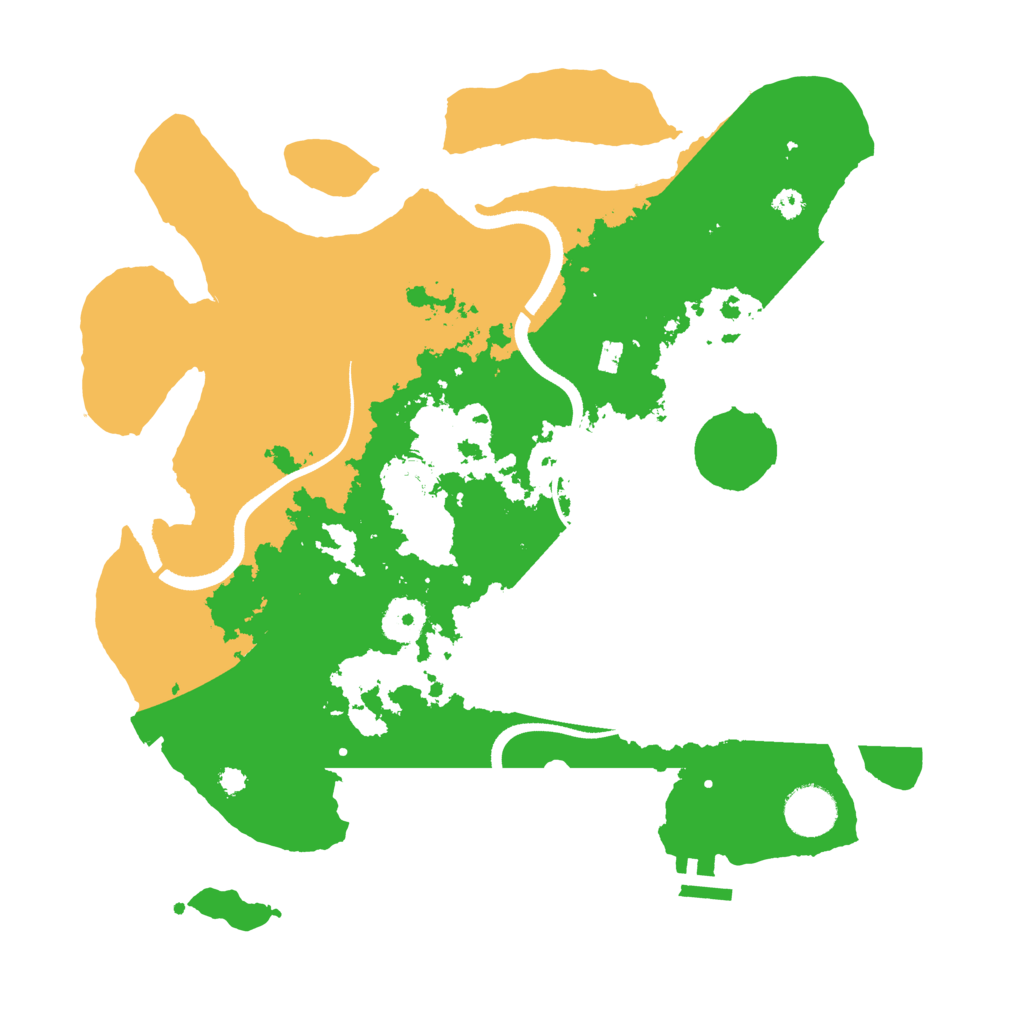 Biome Rust Map: Procedural Map, Size: 3500, Seed: 1288598287