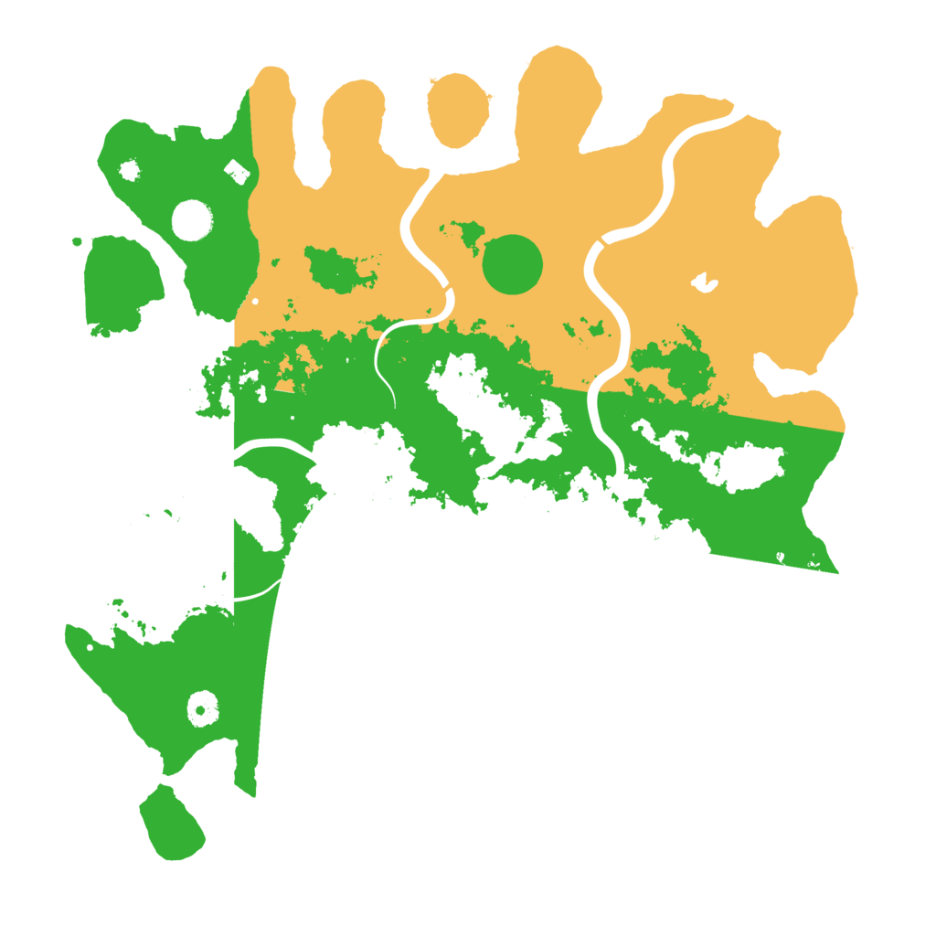 Biome Rust Map: Procedural Map, Size: 4096, Seed: 1221610708