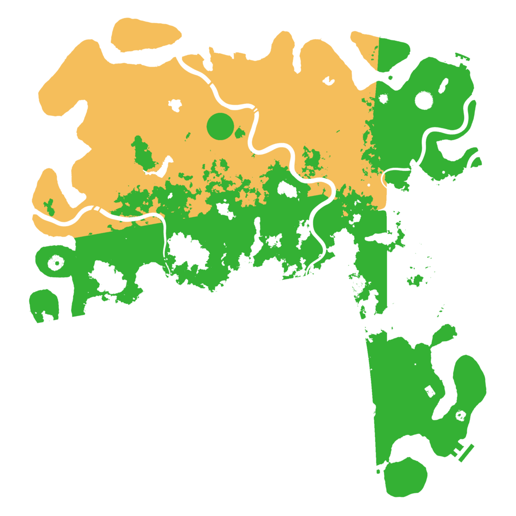 Biome Rust Map: Procedural Map, Size: 5000, Seed: 1073108253