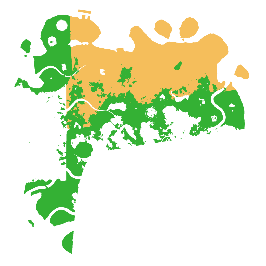 Biome Rust Map: Procedural Map, Size: 4300, Seed: 724657025