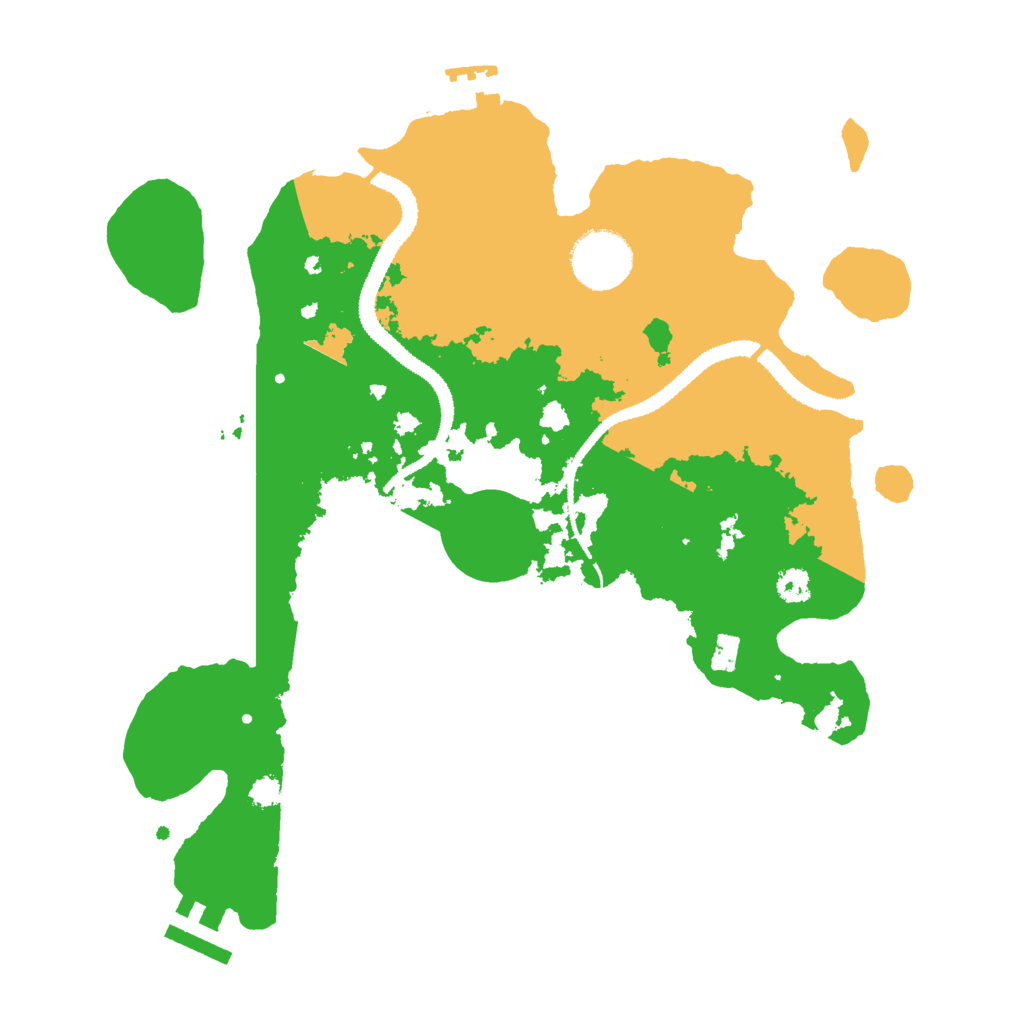 Biome Rust Map: Procedural Map, Size: 3000, Seed: 1883198069