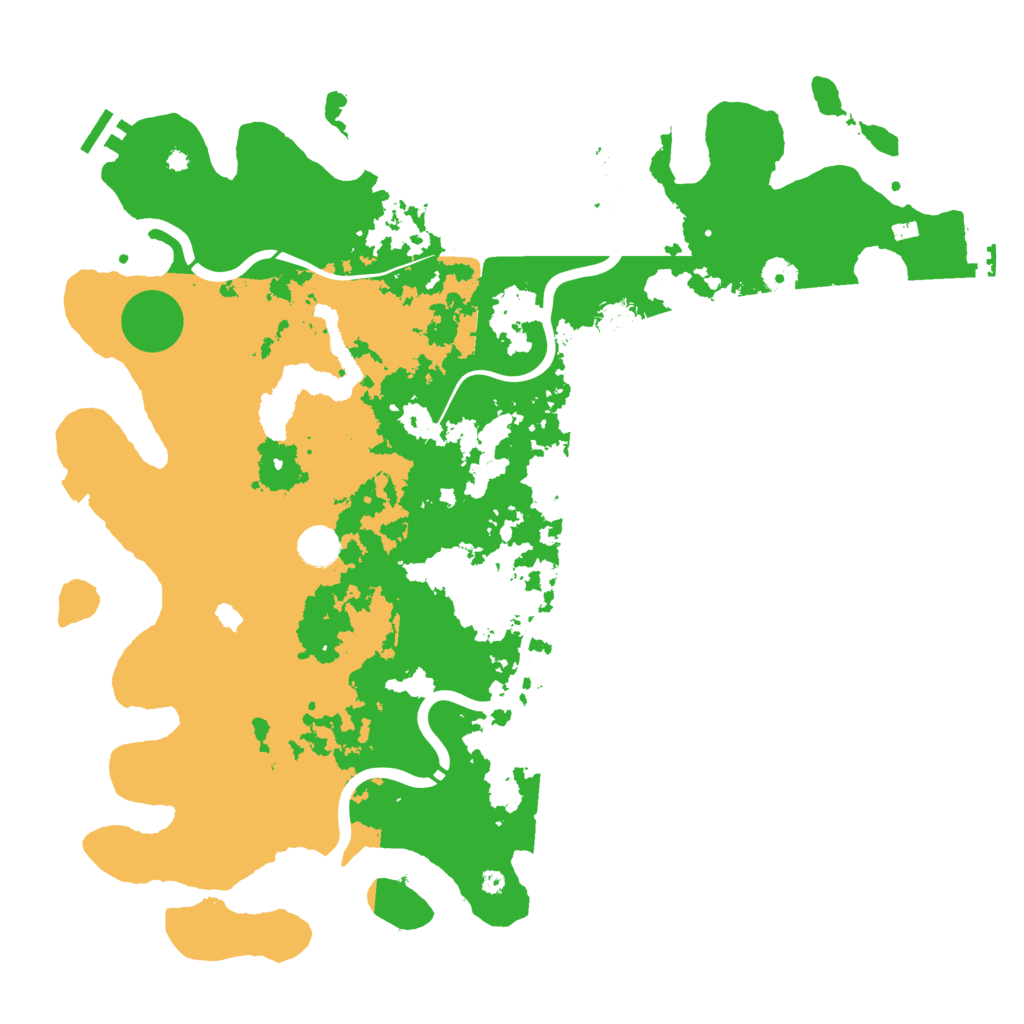 Biome Rust Map: Procedural Map, Size: 4350, Seed: 1316515095