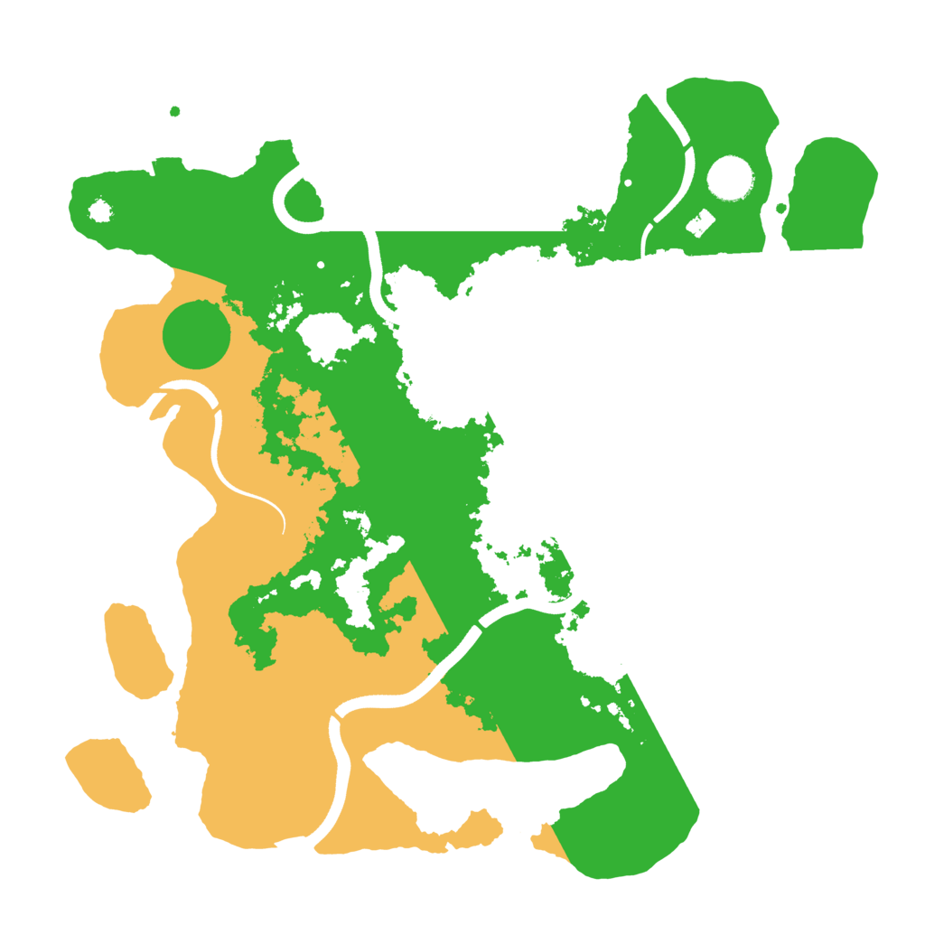 Biome Rust Map: Procedural Map, Size: 3600, Seed: 146620