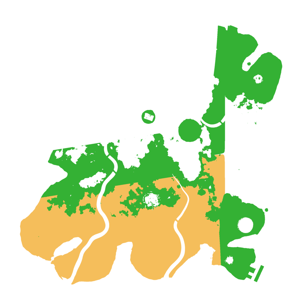 Biome Rust Map: Procedural Map, Size: 3500, Seed: 324129219