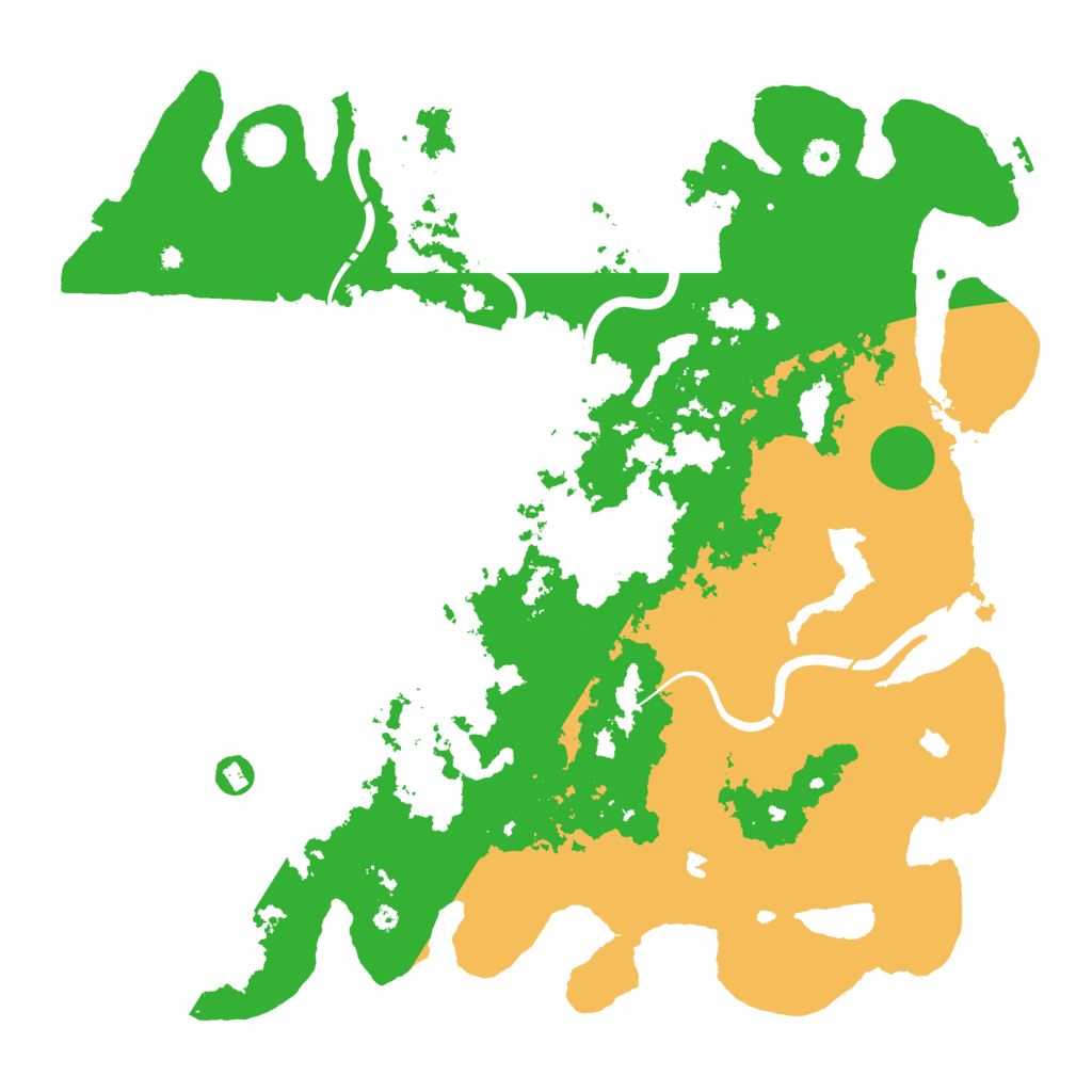 Biome Rust Map: Procedural Map, Size: 4500, Seed: 280603918