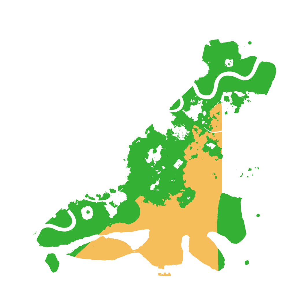 Biome Rust Map: Procedural Map, Size: 3500, Seed: 278761560