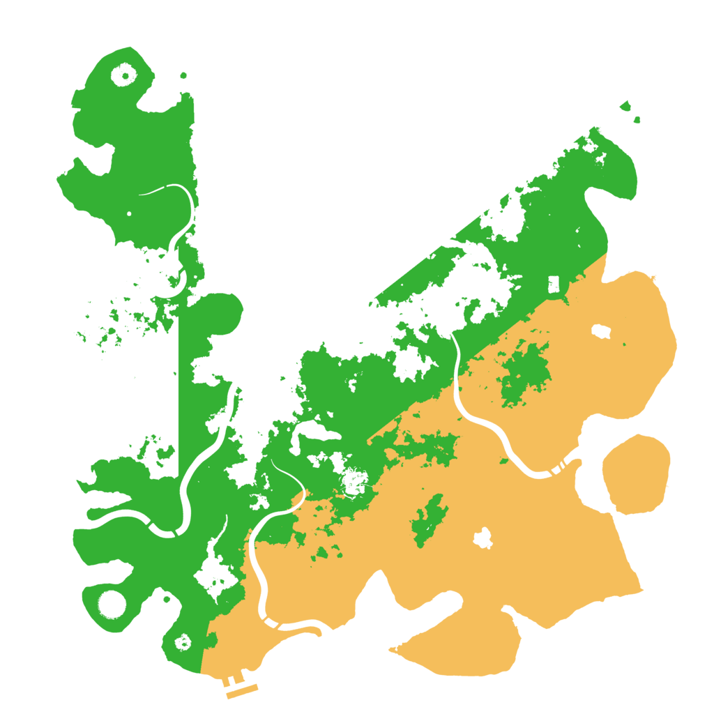 Biome Rust Map: Procedural Map, Size: 4500, Seed: 2059337090
