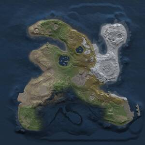 Thumbnail Rust Map: Procedural Map, Size: 2000, Seed: 1745255898, 6 Monuments
