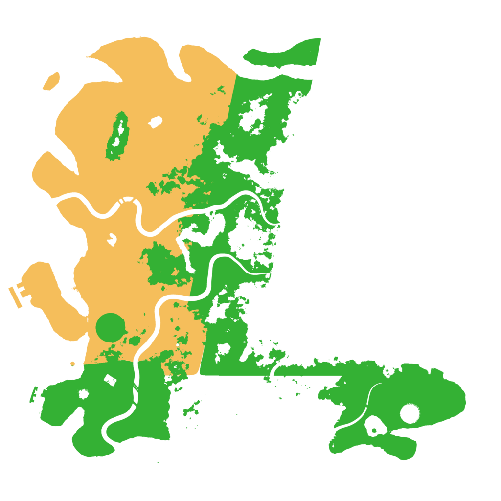 Biome Rust Map: Procedural Map, Size: 4500, Seed: 472760996