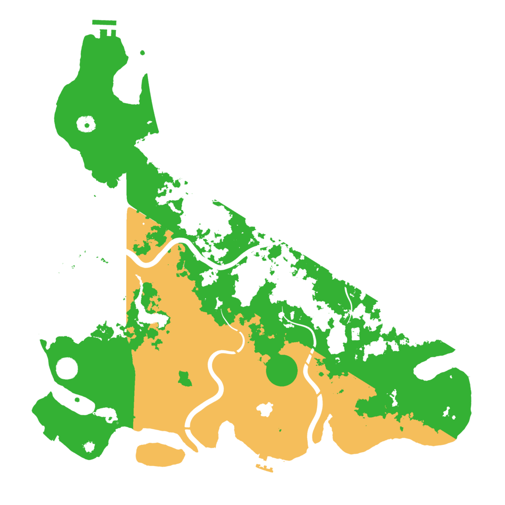 Biome Rust Map: Procedural Map, Size: 4250, Seed: 338387605