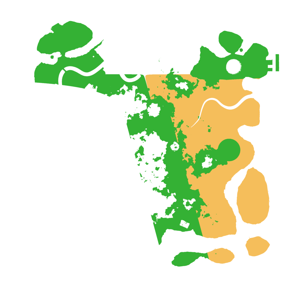 Biome Rust Map: Procedural Map, Size: 3500, Seed: 1582807723