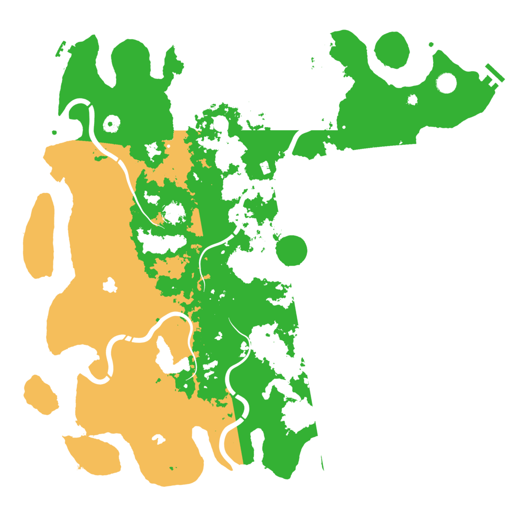 Biome Rust Map: Procedural Map, Size: 4500, Seed: 1287158807