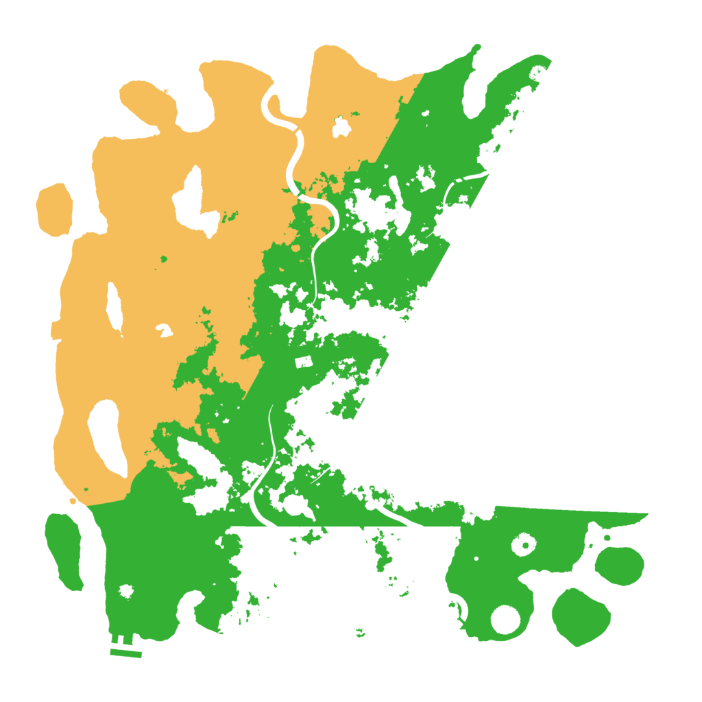 Biome Rust Map: Procedural Map, Size: 4500, Seed: 1825465769