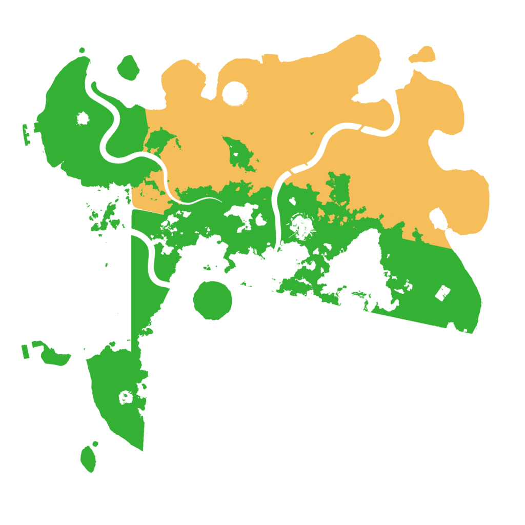 Biome Rust Map: Procedural Map, Size: 3750, Seed: 539002957