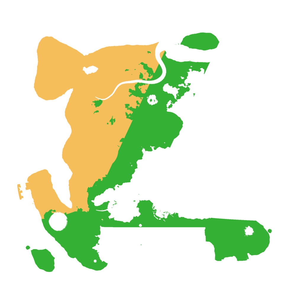 Biome Rust Map: Procedural Map, Size: 3000, Seed: 599278208