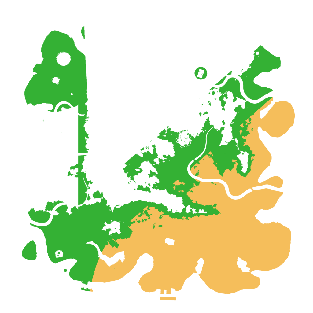 Biome Rust Map: Procedural Map, Size: 4000, Seed: 1625348632